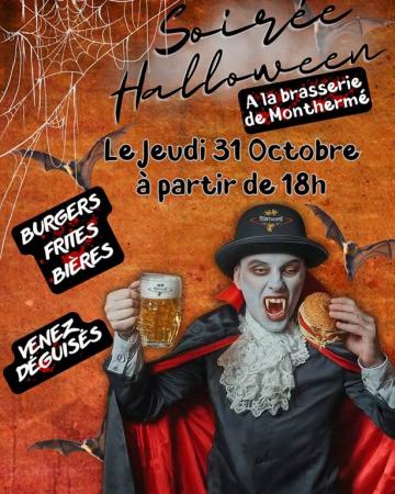 Soirée Halloween à la brasserie de Monthermé