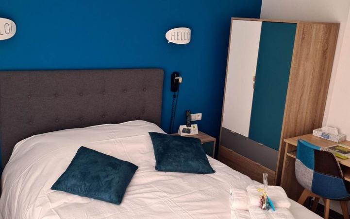 chambre bleue