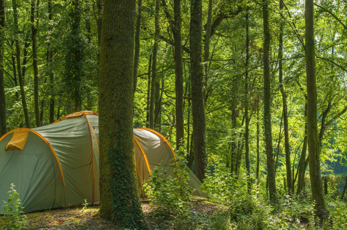 tente au camping